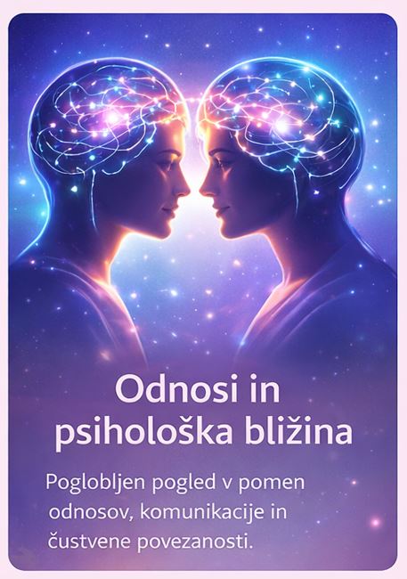 odnosi in psihološka bližina